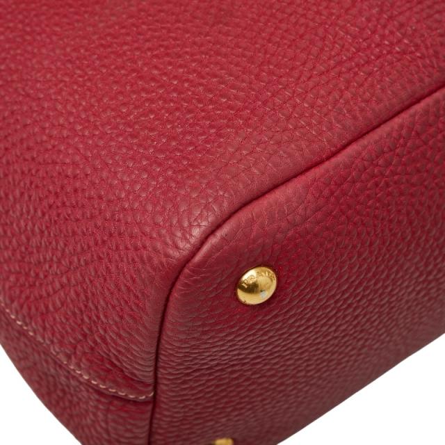 プラダ トートバッグ ショルダーバッグ 2WAY レッド レザー レディース PRADA 【中古】_3