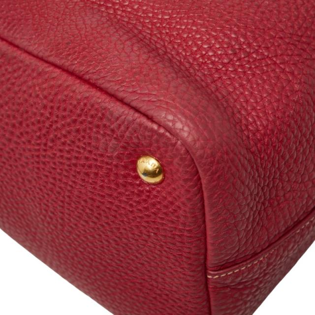 プラダ トートバッグ ショルダーバッグ 2WAY レッド レザー レディース PRADA 【中古】_5