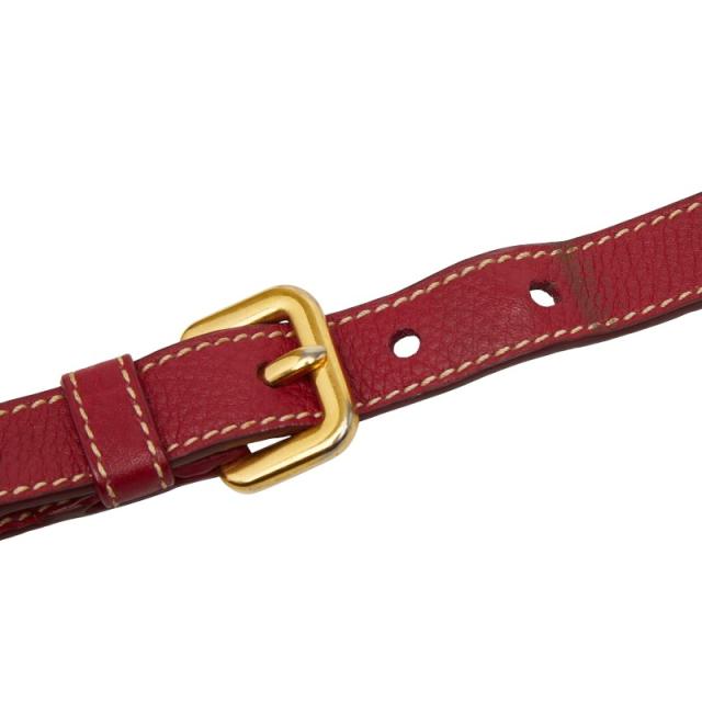プラダ トートバッグ ショルダーバッグ 2WAY レッド レザー レディース PRADA 【中古】_7