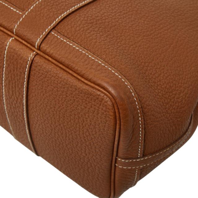 エルメス ガーデンパーティTPM ハンドバッグ ゴールド ブラウン ネゴンダ レディース HERMES 【中古】_3