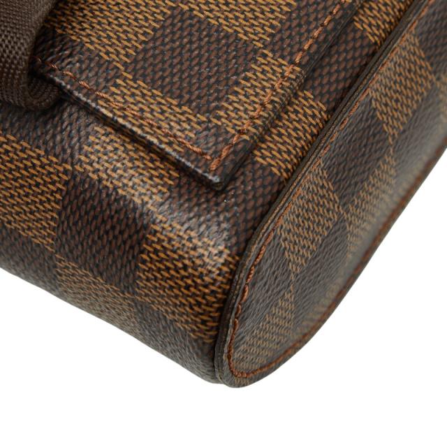ルイ ヴィトン ダミエ ジェロニモス ボディバッグ ウエストバッグ M51994 ブラウン PVC レザー レディース LOUIS VUITTON 【中古】_5