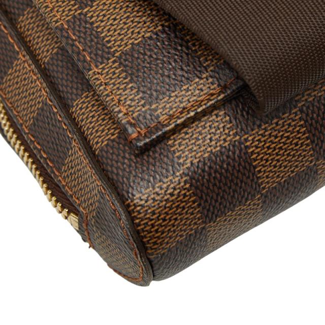 ルイ ヴィトン ダミエ ジェロニモス ボディバッグ ウエストバッグ M51994 ブラウン PVC レザー レディース LOUIS VUITTON 【中古】_6