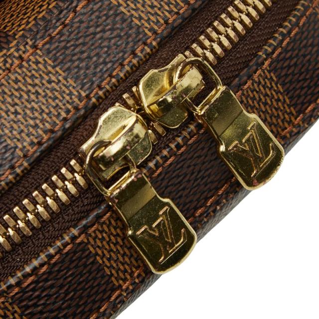 ルイ ヴィトン ダミエ ジェロニモス ボディバッグ ウエストバッグ M51994 ブラウン PVC レザー レディース LOUIS VUITTON 【中古】_8
