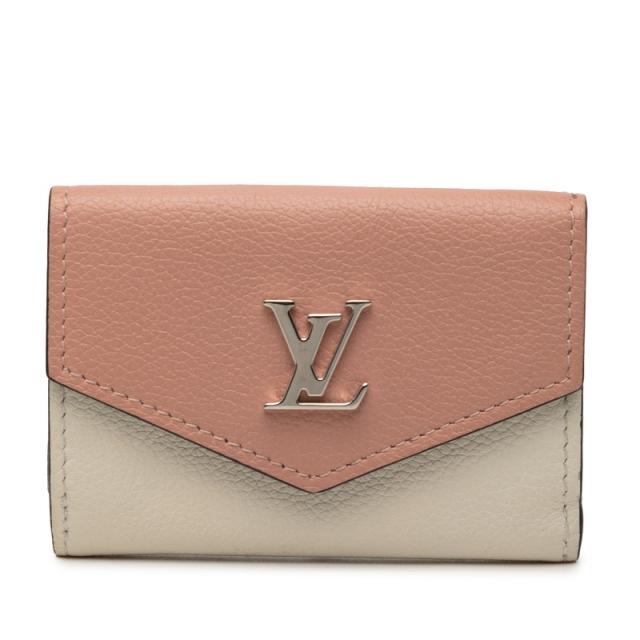 ルイ ヴィトン ポルトフォイユ ロックミニ 三つ折り財布 M63978 ピンク レザー レディース LOUIS VUITTON 【中古】