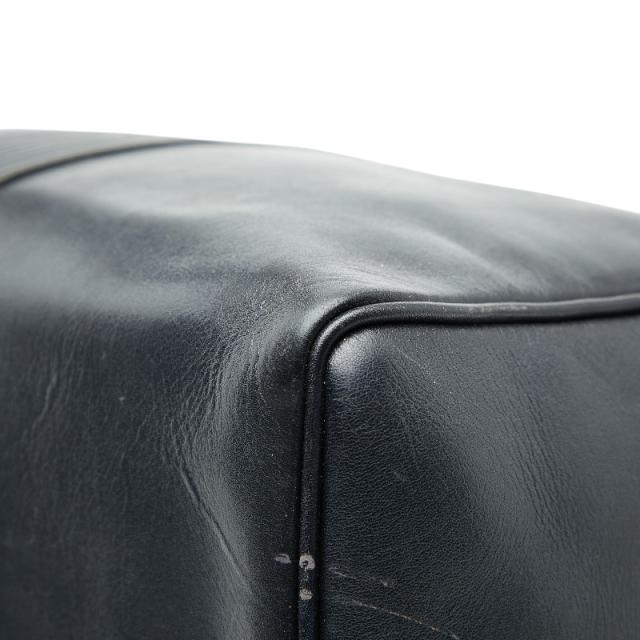 サンローラン YSLロゴ ハンドバッグ ミニボストンバッグ ネイビー レザー レディース SAINT LAURENT 【中古】_5