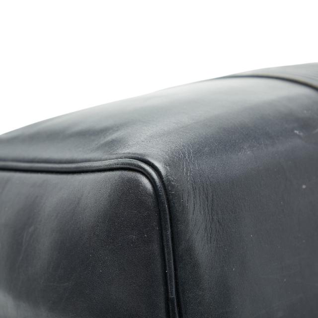 サンローラン YSLロゴ ハンドバッグ ミニボストンバッグ ネイビー レザー レディース SAINT LAURENT 【中古】_6