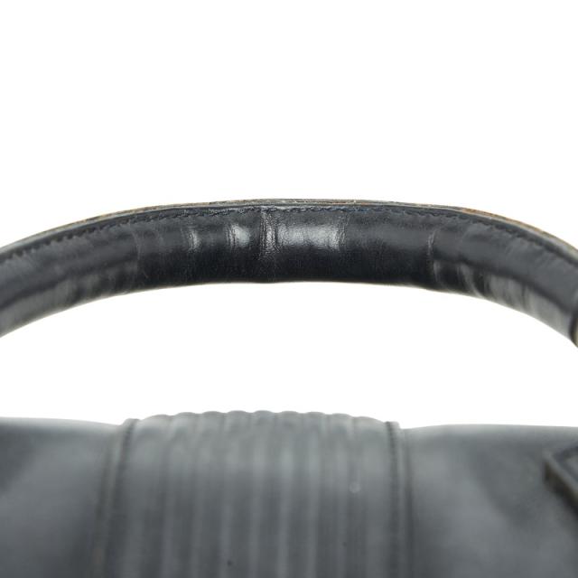 サンローラン YSLロゴ ハンドバッグ ミニボストンバッグ ネイビー レザー レディース SAINT LAURENT 【中古】_7