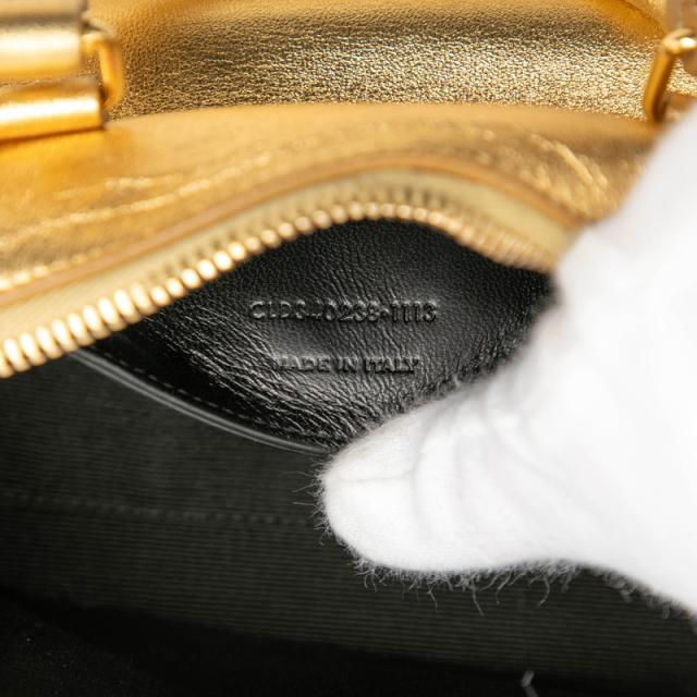 サンローラン ベイビーダッフル ハンドバッグ ショルダーバッグ 2WAY ゴールド レザー レディース SAINT LAURENT 【中古】_5