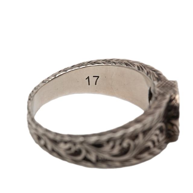 グッチ インターロッキングG アラベスク リング 指輪 #17 SV925 シルバー レディース GUCCI 【中古】_3