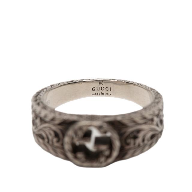 グッチ インターロッキングG アラベスク リング 指輪 #17 SV925 シルバー レディース GUCCI 【中古】_4