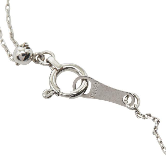 Pt900 プラチナ Pt850 プラチナ ダイヤ0.330ct プチネックレス レディース 中古_4