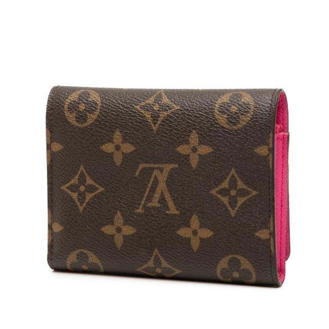 ルイ ヴィトン モノグラム ポルトフォイユ ヴィクトリーヌ ヴィヴィエンヌ 三つ折り財布 M81631 ブラウン LOUIS VUITTON 【中古】_1