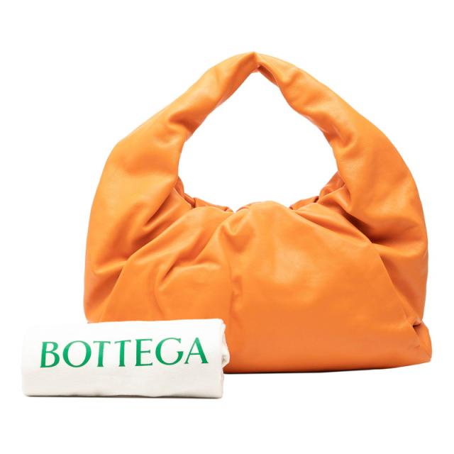 ボッテガヴェネタ ザ ショルダーポーチ ハンドバッグ オレンジ レザー レディース BOTTEGAVENETA 【中古】_6