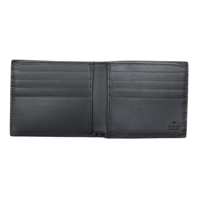 グッチ GGゴースト 二つ折り財布 448463 ブラック ブルー イエロー PVC レザー レディース GUCCI 【中古】_5