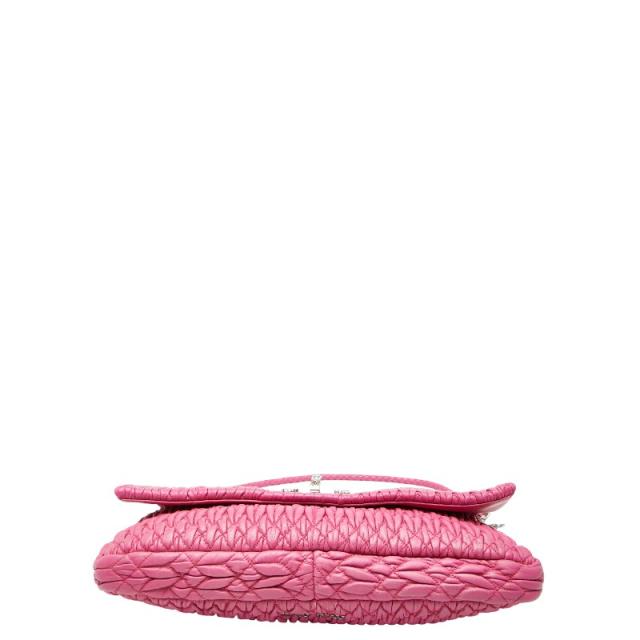Miumiu マテラッセショルダー ピンク バッグ miumiu リンク miumiu