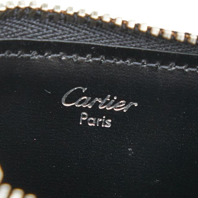 カルティエ パシャライン コインケース ブラック レザー レディース CARTIER 【中古】_7