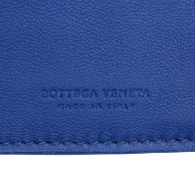 ボッテガヴェネタ イントレチャート ロングウォレット 長財布 ブルー レザー レディース BOTTEGAVENETA 【中古】_8
