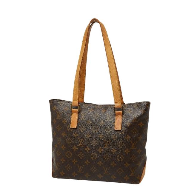 ルイ ヴィトン モノグラム カバピアノ トートバッグ ショルダーバッグ M51148 ブラウン PVC レザー レディース LOUIS VUITTON 【中古】
