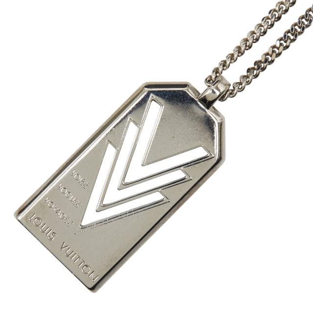 ルイ ヴィトン トリプルV ネックレス M00050 シルバー メタル レディース LOUIS VUITTON 【中古】
