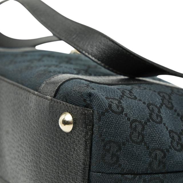 グッチ GGキャンバス アビー ハンドバッグ 141471 ブラック キャンバス レザー レディース GUCCI 【中古】_5
