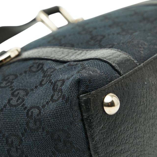 グッチ GGキャンバス アビー ハンドバッグ 141471 ブラック キャンバス レザー レディース GUCCI 【中古】_6