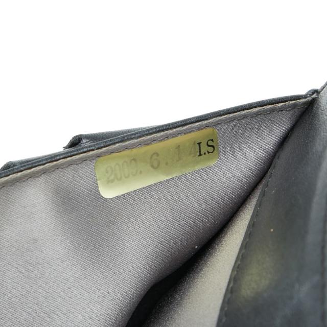 シャネル ココマーク カメリア 二つ折り財布 ブラック マルチカラー パテントレザー レディース CHANEL 【中古】_9