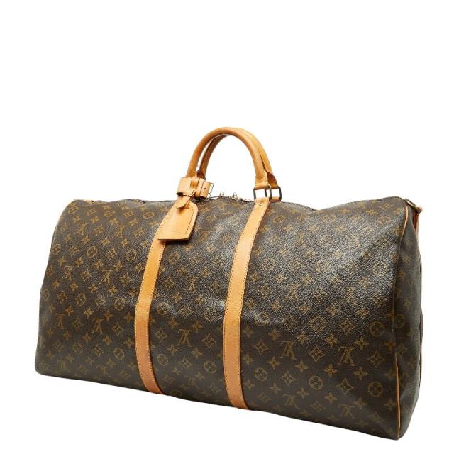 ルイ ヴィトン モノグラム キーポル バンドリエール60 ボストンバッグ ショルダー 2WAY M41412 ブラウン レザー LOUIS VUITTON 【中古】_1