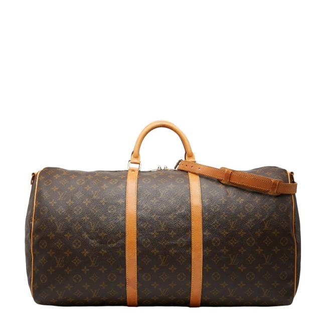 ルイ ヴィトン モノグラム キーポル バンドリエール60 ボストンバッグ ショルダーバッグ 2WAY M41412 ブラウン LOUIS VUITTON 【中古】