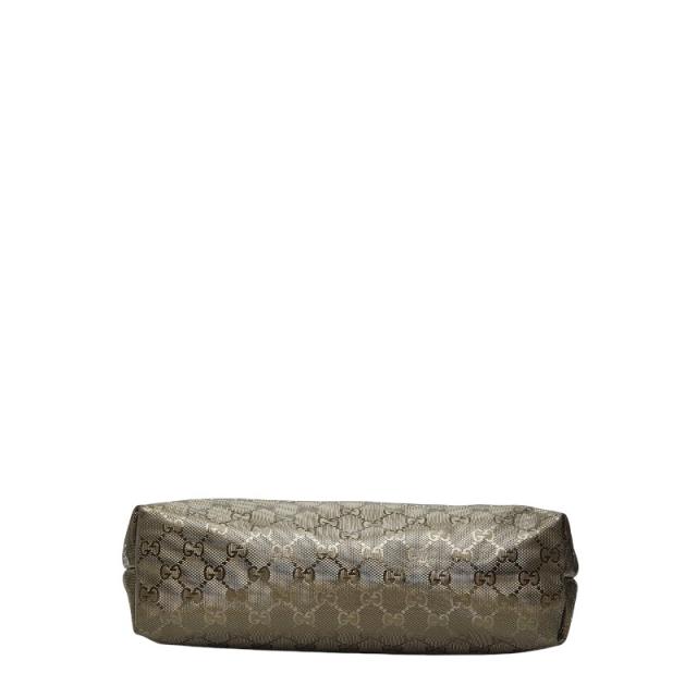 グッチ GGインプリメ ハンドバッグ トートバッグ 211138 ゴールド PVC レザー レディース GUCCI 【中古】_2