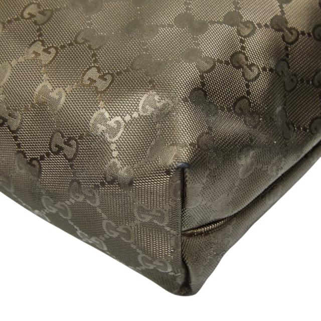 グッチ GGインプリメ ハンドバッグ トートバッグ 211138 ゴールド PVC レザー レディース GUCCI 【中古】_3