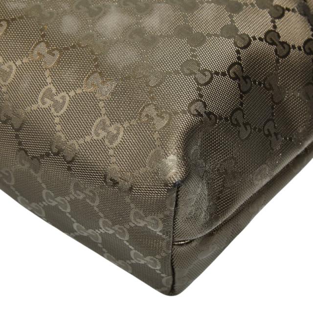 グッチ GGインプリメ ハンドバッグ トートバッグ 211138 ゴールド PVC レザー レディース GUCCI 【中古】_5