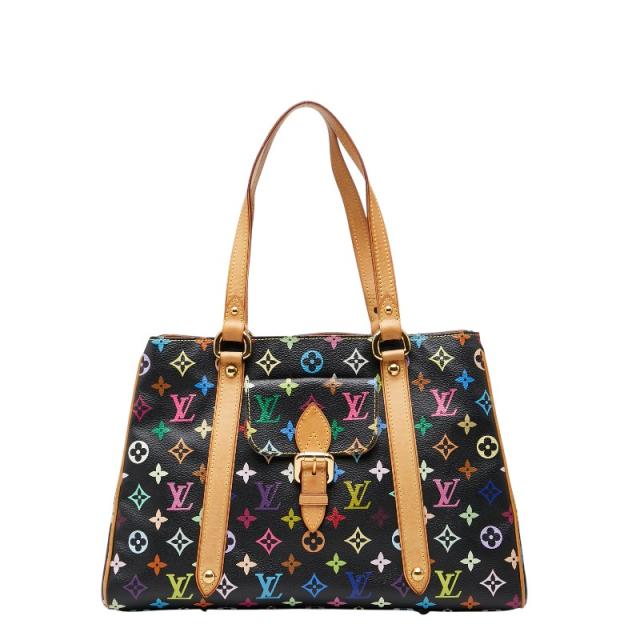 ルイ ヴィトン モノグラム マルチカラー オーレリア MM トートバッグ ハンドバッグ M40095 ブラック マルチカラー OUIS VUITTON 【中古】