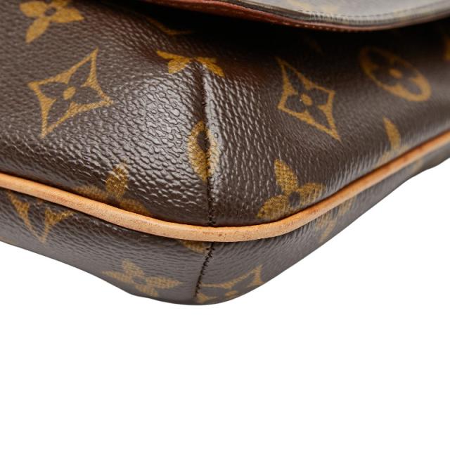 ルイ ヴィトン モノグラム ミュゼット タンゴ ショート 斜め掛け ショルダーバッグ M51257 ブラウン PVC レザー LOUIS VUITTON 【中古】_4
