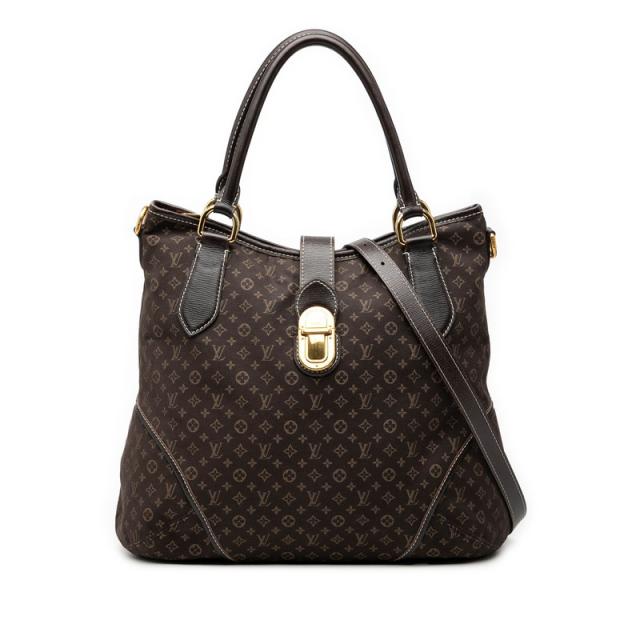 ルイ ヴィトン モノグラム イディール エレジー トートバッグ ショルダーバッグ 2WAY M56696 ブラウン キャンバス LOUIS VUITTON【中古】