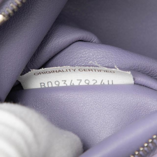 ボッテガヴェネタ ミニ ザ ツイスト ハンドバッグ パープル レザー レディース BOTTEGAVENETA 【中古】