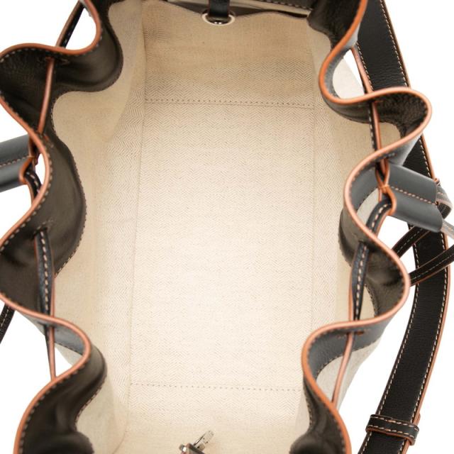 ロエベ ハンモック スモール ハンドバッグ ショルダーバッグ 2WAY ベージュ マルチカラー レザー レディース LOEWE 【中古】_3