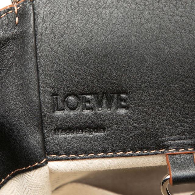 ロエベ ハンモック スモール ハンドバッグ ショルダーバッグ 2WAY ベージュ マルチカラー レザー レディース LOEWE 【中古】_4