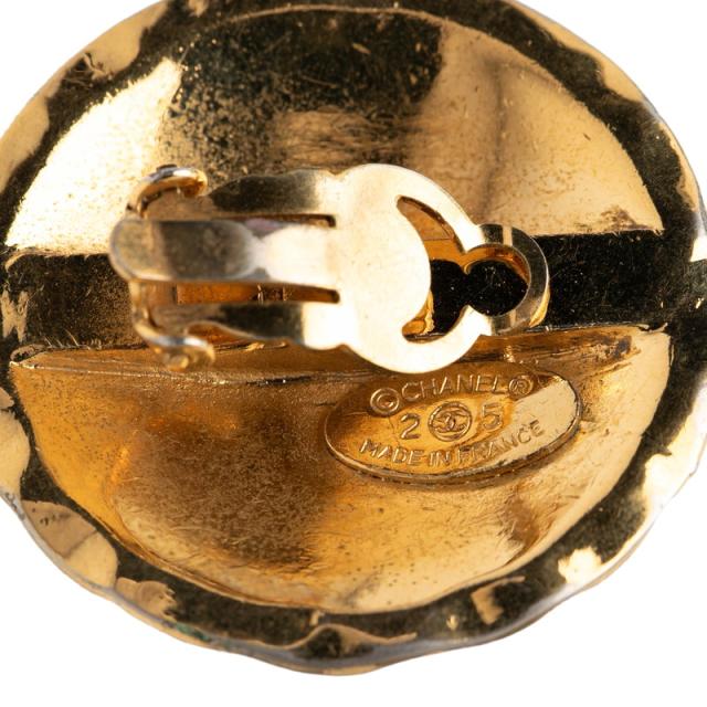 シャネル ココマーク マトラッセ ヴィンテージ イヤリング ゴールド メッキ レディース CHANEL 【中古】_2