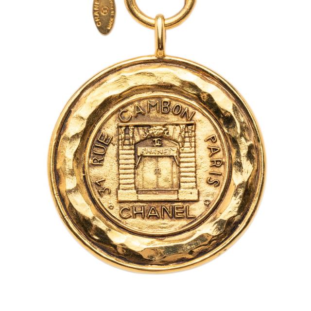 シャネル ココマーク 31 RUE CAMBON PARIS ネックレス ゴールド メッキ レディース CHANEL 【中古】