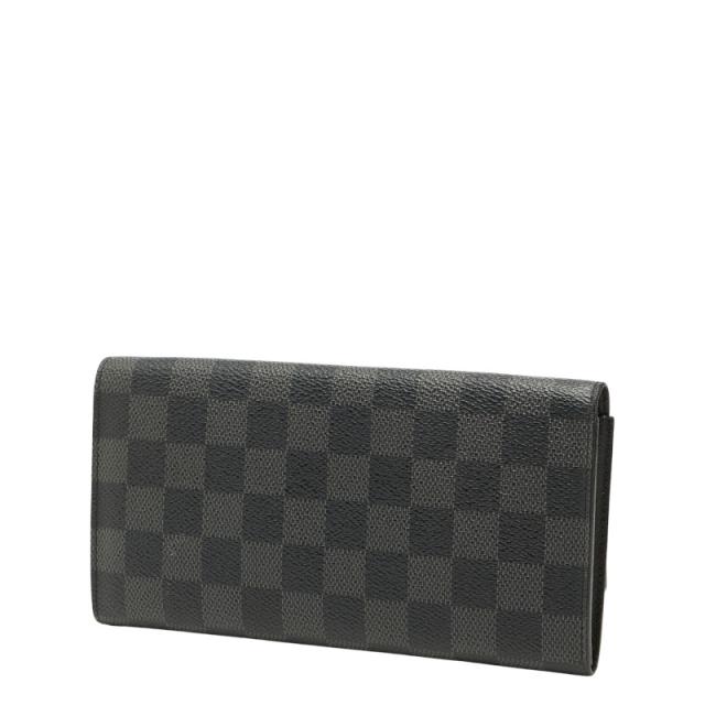 ルイ ヴィトン ダミエ グラフィット ポルトフォイユ ロン モデュラブル 長財布 N63084 ブラック PVC メンズ LOUIS VUITTON 【中古】_1