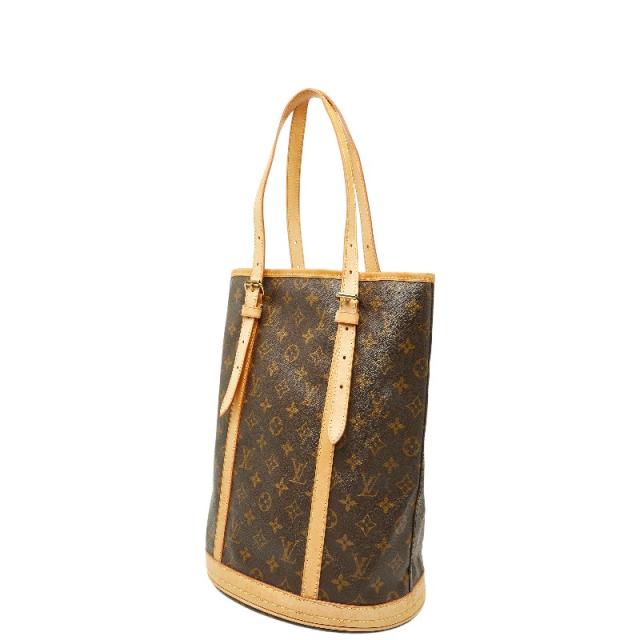 ルイ ヴィトン モノグラム バケットGM トートバッグ ショルダーバッグ バケツバック M42236 ブラウン PVC レザー LOUIS VUITTON 【中古】_1