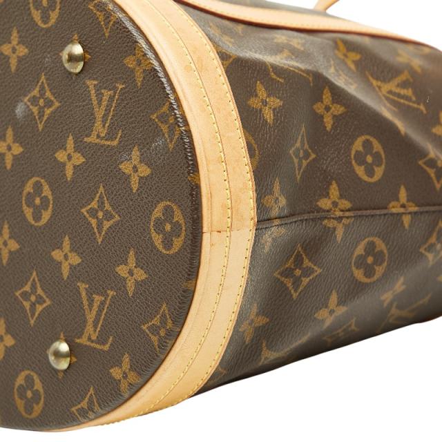 ルイ ヴィトン モノグラム バケットGM トートバッグ ショルダーバッグ バケツバック M42236 ブラウン PVC レザー LOUIS VUITTON 【中古】_3