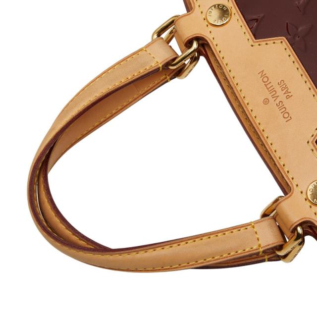 ルイ ヴィトン モノグラム ヴェルニ ブレアMM ハンドバッグ ショルダーバッグ 2WAY M91690 ワインレッド LOUIS VUITTON 【中古】_8