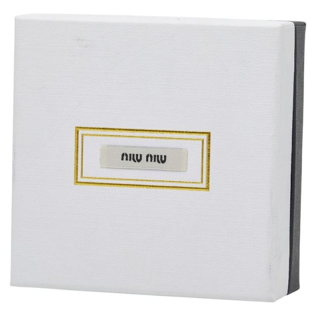 ミュウミュウ リジットプレックス ロゴ バレッタ ヘアクリップ イエロー シルバー プラスチック レディース MIUMIU 【中古】_3