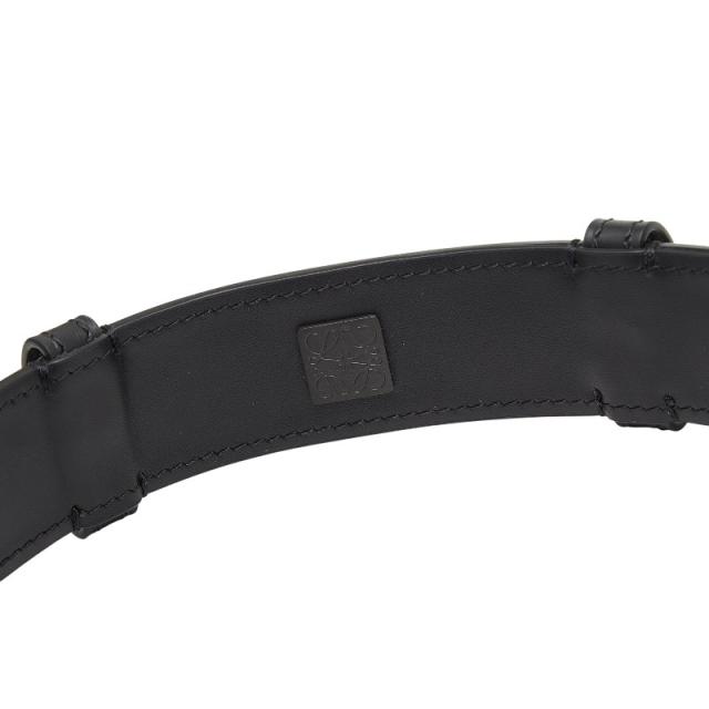 ロエベ ベルト 75・30 ブラック レザー レディース LOEWE 【中古