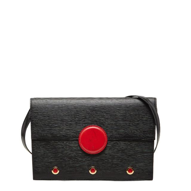 ルイ ヴィトン エピ ウブロ ショルダーバッグ クラッチバッグ 2WAY M52557 ブラック レザー レディース LOUIS VUITTON 【中古】