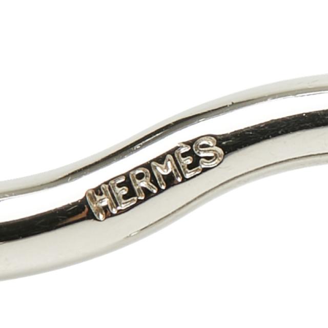 エルメス イントレチャート ジャンボ ブレスレット ブルー グレー レザー メタル レディース HERMES 【中古】_4