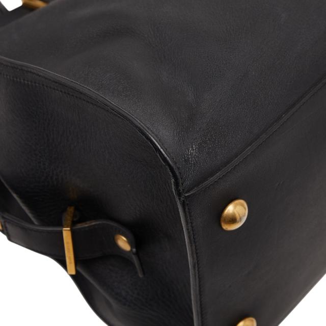 サンローラン Yライン カバス クラシック ハンドバッグ 311208 ブラック レザー レディース SAINT LAURENT 【中古】_3