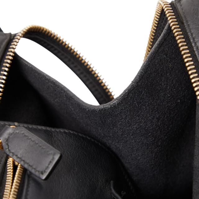 サンローラン Yライン カバス クラシック ハンドバッグ 311208 ブラック レザー レディース SAINT LAURENT 【中古】_7