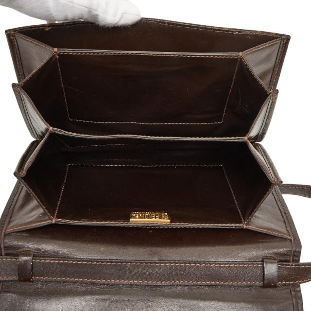 フェンディ ズッカ ショルダーバッグ ブラウン キャンバス レザー レディース FENDI 【中古】_8